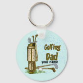 ゴルフパパキーチェーン キーホルダー (正面)