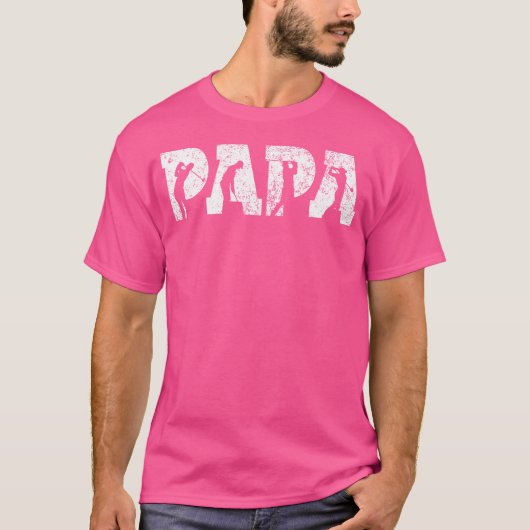 ゴルフパパゴルフメンズファーザーズデイ Tシャツ (正面)