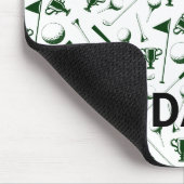 ゴルフパパファーズデイゴルフ誕生日ヒムおもしろい マウスパッド (コーナー)