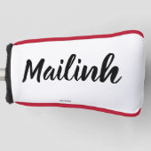 ゴルフパパーソナライズされたターカバー ゴルフヘッドカバー (正面)