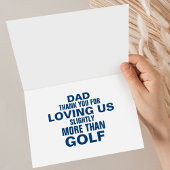 ゴルフパパ |ゴルファー写真父の日 カード