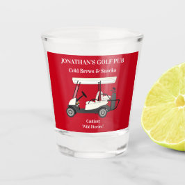 ゴルフパブゴルフカートビール&スナックスワイルドストーリーズパブ ショットグラス