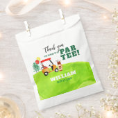 ゴルフパルティースイングバイボーイズ子供の誕生日有難 フェイバーバッグ (クリップ留めされた状態)