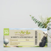 ゴルフパルティースポーツアダルト誕生日チケット (スタンド正面)