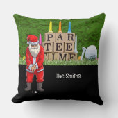 ゴルフパルティーパーティーサンタクロースクリスマススクワッド クッション (正面)