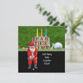 ゴルフパルティーパーティーサンタクロースクリスマススクワッド セーブザデート (スタンド正面)