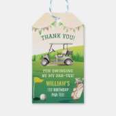 ゴルフパルティーホールインワンボーイ誕生日 ギフトタグ (正面)