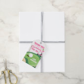 ゴルフパルティーホールゴルフガール誕生日ありがとう ギフトタグ (より糸付き)