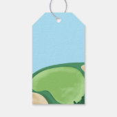 ゴルフパルティーホールゴルフ少年誕生日ありがとう ギフトタグ (裏面)