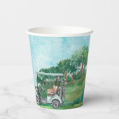 ゴルフパルティー |誕生日紙カップ 紙コップ (裏面)