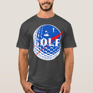 ゴルフパロディグラフィックデザイン Tシャツ