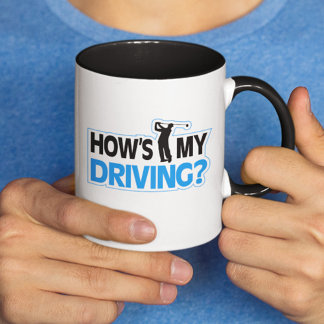 ゴルフパンプンマグ – 私の運転は マグカップ