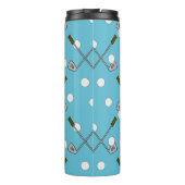 ゴルフパーソナライズされたをテーマにした熱タンブラー – カスタム タンブラー (裏面)