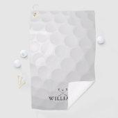 ゴルフパーソナライズされたクラブとボールの名前 ゴルフタオル (インサイチュ)