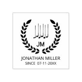 ゴルフパーソナライズされたクラブモノグラムイニシャル ラバースタンプ (インプリント)