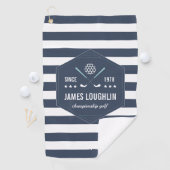 ゴルフパーソナライズされたクラブロゴ ゴルフタオル (インサイチュ)