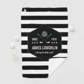 ゴルフパーソナライズされたクラブロゴ ゴルフタオル (インサイチュ)