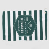 ゴルフパーソナライズされたクラブロゴ ゴルフタオル (横)