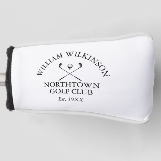 ゴルフパーソナライズされたクラブ及び会員名 ゴルフヘッドカバー (正面)