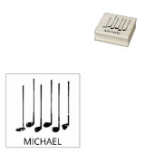 ゴルフパーソナライズされたクラブ ラバースタンプ (押印)