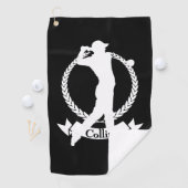 ゴルフパーソナライズされたスイングメンズ ゴルフタオル (インサイチュ)