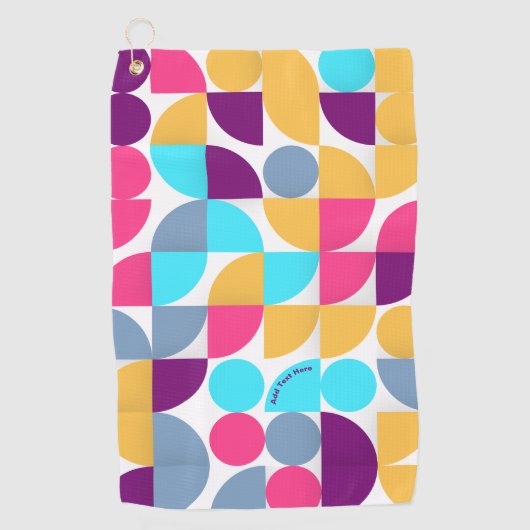 ゴルフパーソナライズされたタオル ゴルフタオル (正面)