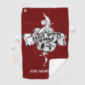 ゴルフパーソナライズされたタオル ゴルフタオル (インサイチュ)