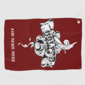 ゴルフパーソナライズされたタオル ゴルフタオル (横)