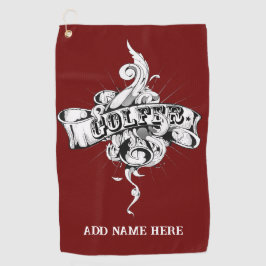 ゴルフパーソナライズされたタオル ゴルフタオル