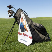 ゴルフパーソナライズされたタオル ゴルフタオル (グリーン)