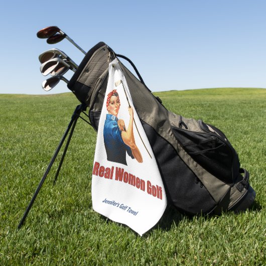 ゴルフパーソナライズされたタオル ゴルフタオル (グリーン)