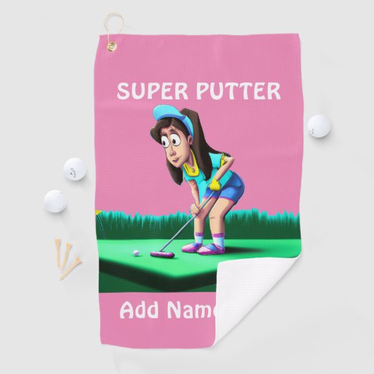 ゴルフパーソナライズされたタオル ゴルフタオル (インサイチュ)
