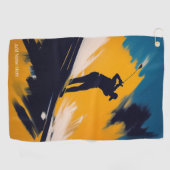 ゴルフパーソナライズされたタオル ゴルフタオル (横)