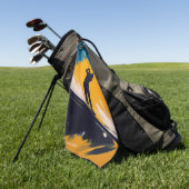 ゴルフパーソナライズされたタオル ゴルフタオル (グリーン)