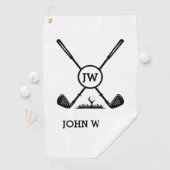 ゴルフパーソナライズされたタオル ゴルフタオル (インサイチュ)