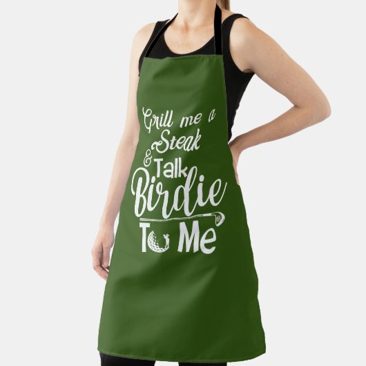 ゴルフパーソナライズされたテーマおもしろいゴルフバーディプンシェフ エプロン (インサイチュ)