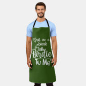 ゴルフパーソナライズされたテーマおもしろいゴルフバーディプンシェフ エプロン (着用した状態)