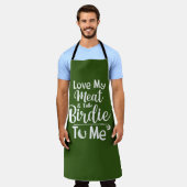 ゴルフパーソナライズされたテーマエプロンおもしろい:ゴルフパン エプロン (着用した状態)