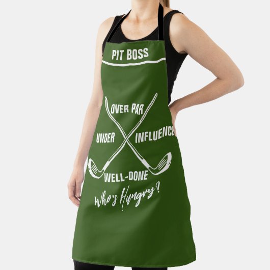 ゴルフパーソナライズされたテーマエプロンおもしろい – ビール愛好家 エプロン (インサイチュ)
