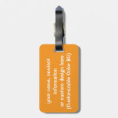 ゴルフパーソナライズされたバッグラベル – 二度とクラブを失わない ラゲッジタグ (裏面縦)