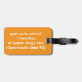 ゴルフパーソナライズされたバッグラベル – 二度とクラブを失わない ラゲッジタグ (裏面横)