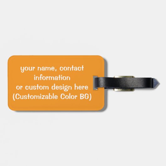 ゴルフパーソナライズされたバッグラベル – 二度とクラブを失わない ラゲッジタグ (裏面横)