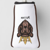 ゴルフパーソナライズされたパターのヘッドカバー ゴルフヘッドカバー (回転90)