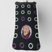 ゴルフパーソナライズされたパターのヘッドカバー ゴルフヘッドカバー (回転90)