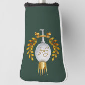 ゴルフパーソナライズされたパターカバー ゴルフヘッドカバー (回転90)