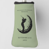 ゴルフパーソナライズされたパターカバー |学士号（週末） ゴルフヘッドカバー (回転90)