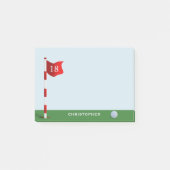 ゴルフパーソナライズされたパッティングGreen Post it Notes ポストイット (正面)