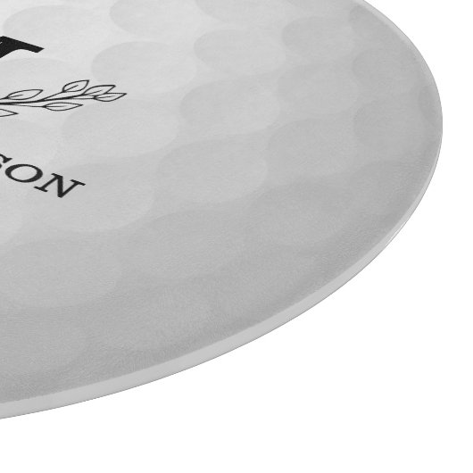 ゴルフパーソナライズされたボールパターン名モノグラム年齢 カッティングボード (角)