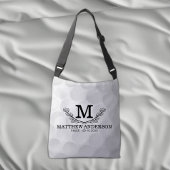 ゴルフパーソナライズされたボールパターン名モノグラム年齢 クロスボディバッグ