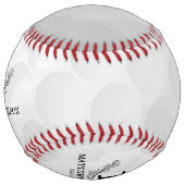 ゴルフパーソナライズされたボールパターン名モノグラム年齢 ソフトボール (正面)